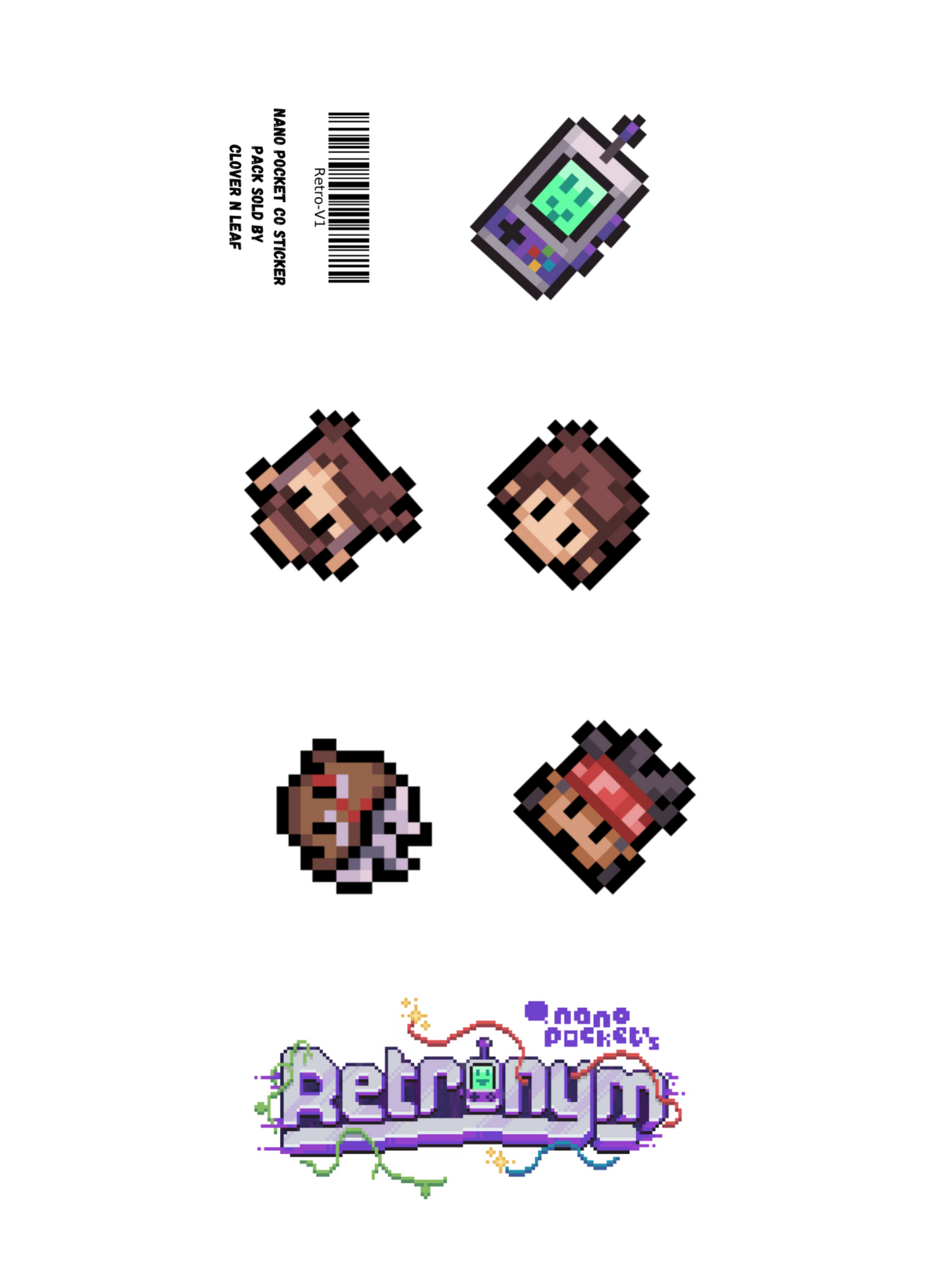 Retronym Sticker Pack V1